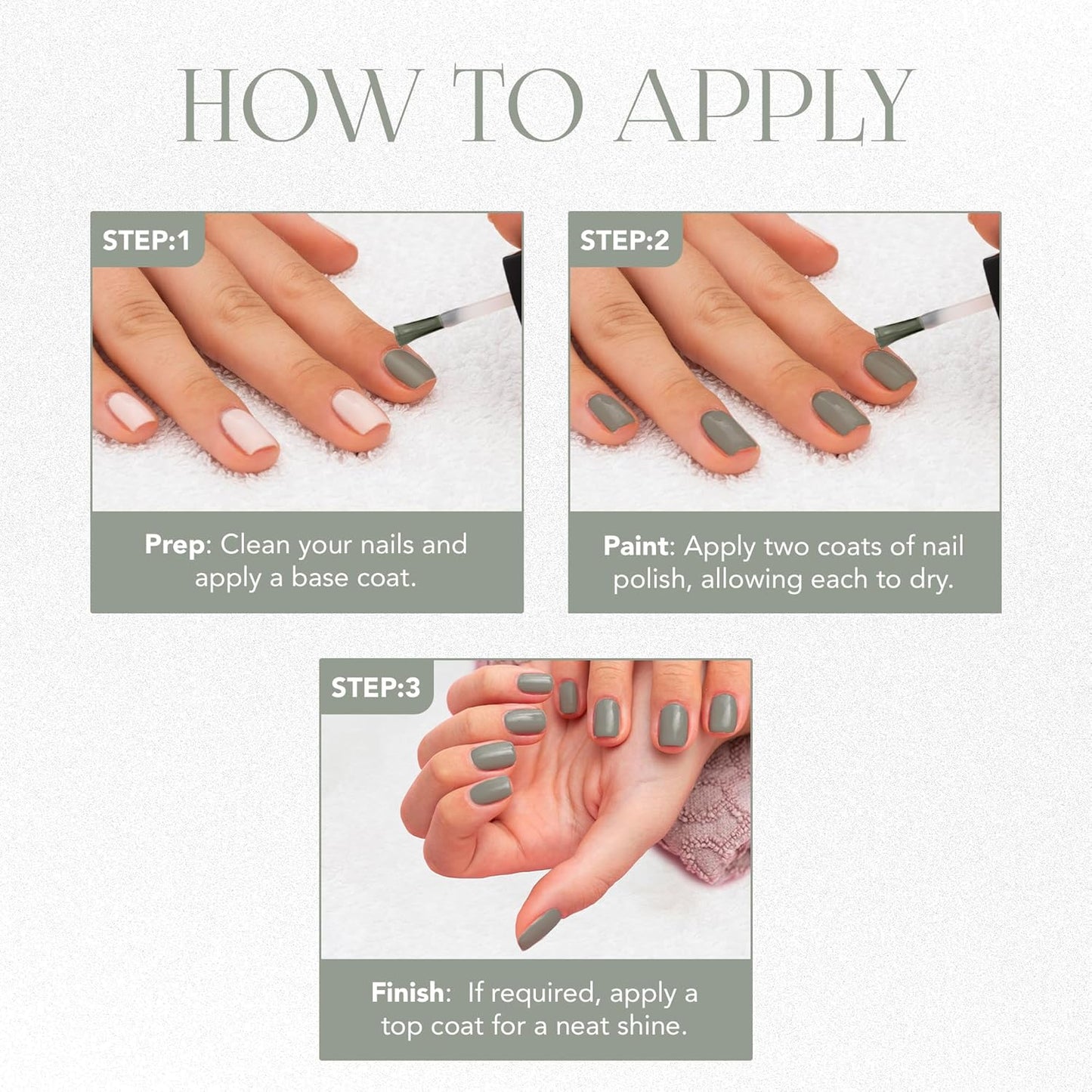 Og Beauty Pearl Grey Gel Intense Nail Polish (1 Pc 10 Ml)