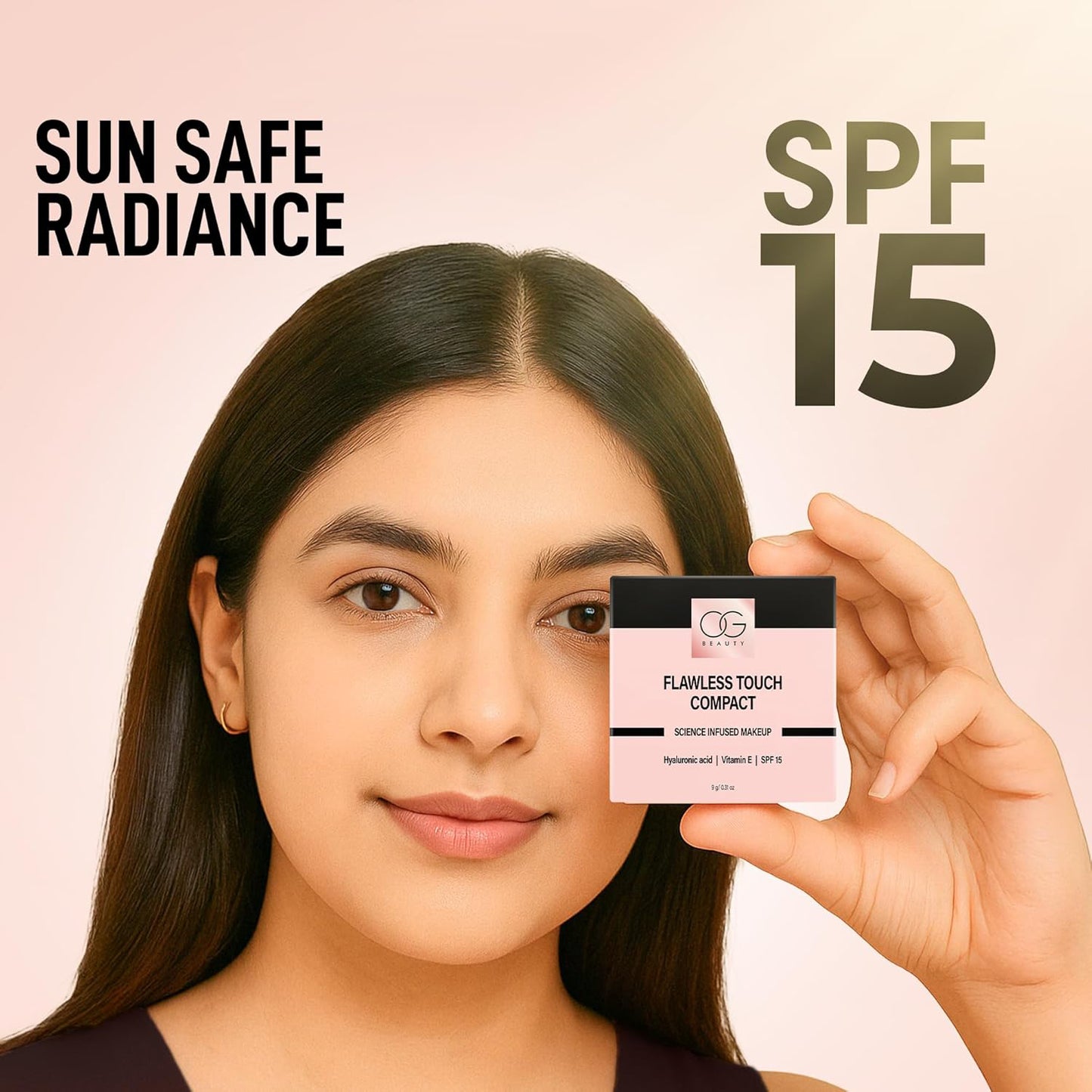 Og Beauty Frappe Flawless Touch Compact Powder (9 Gm  1 Pc)