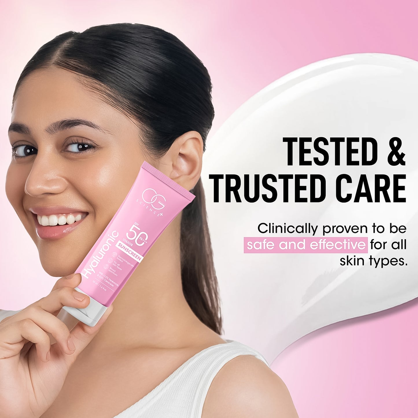 Og Beauty Science Hyaluronic Sunscreen (50ml  1 Pc)