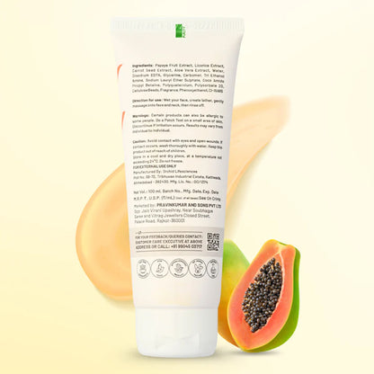 Zequz Papaya Face Wash - (100ml  1 Pc)