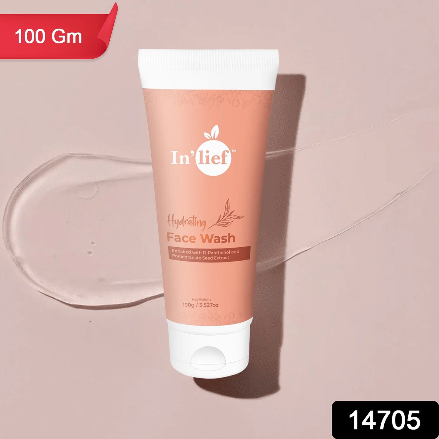 Inlief Deep Hydrating  Refreshing Face Wash (1 Pc  100 Gm)